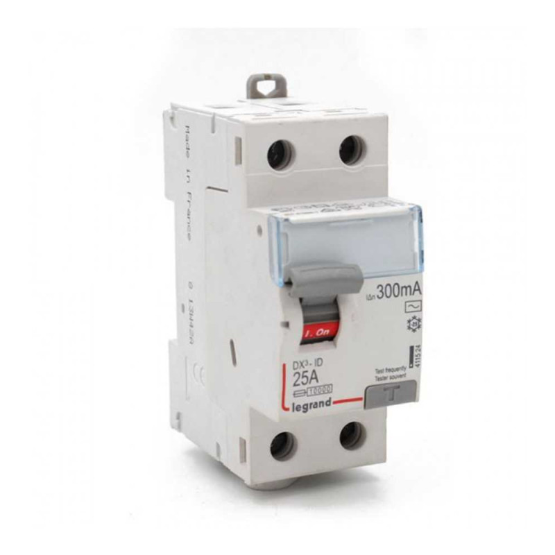  Interrupteur différentiel dx³ ? 2 pôles 230v~ 25a 300ma - 2 modules Legrand LEGRAND - Sanifer Tamatave