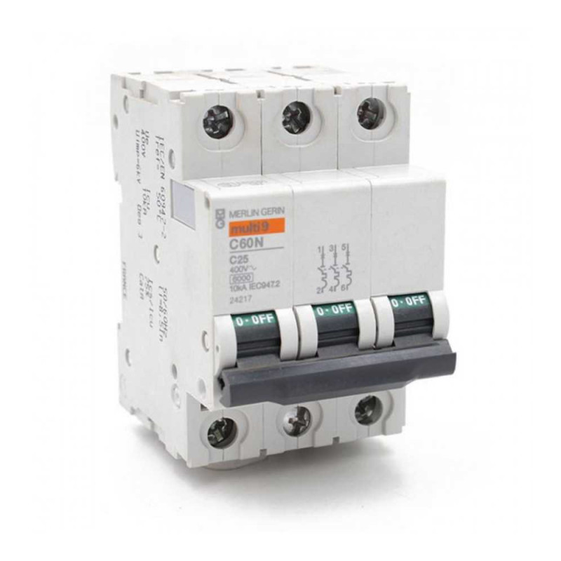  Disjoncteur C60N TRI 25A Courbe C* SCHNEIDER ELECTRIC - Sanifer Tamatave