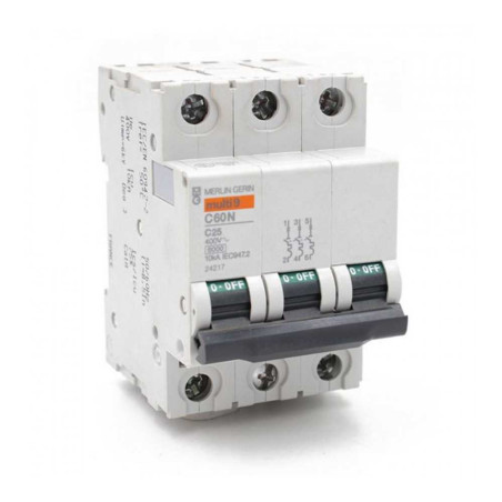  Disjoncteur C60N TRI 25A Courbe C* SCHNEIDER ELECTRIC - Sanifer Tamatave