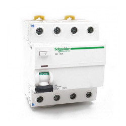  Interrupteur différentiel  4P/240V 40A-30mA* SCHNEIDER ELECTRIC - Sanifer Tamatave