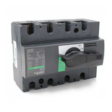  Interrupteur Sectionneur Interpact INS100 4P 100A SCHNEIDER ELECTRIC - Sanifer Tamatave