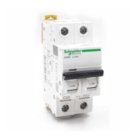  Disjoncteur iC60N - 2P 25A* SCHNEIDER ELECTRIC - Sanifer Tamatave