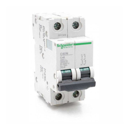  Disjoncteur iC60N - 2P 40A* SCHNEIDER ELECTRIC - Sanifer Tamatave