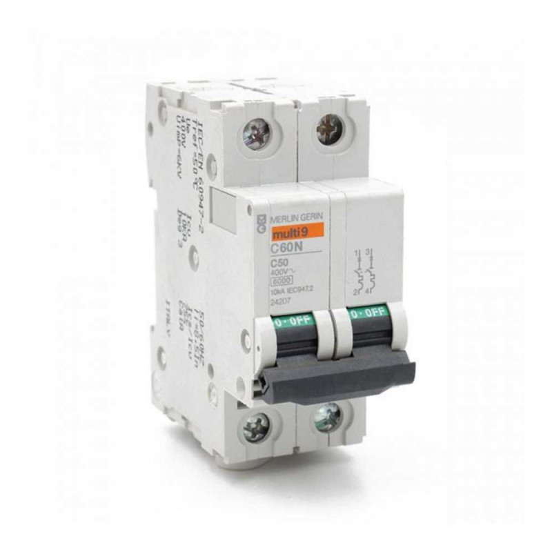  Disjoncteur iC60N-2P 50A* SCHNEIDER ELECTRIC - Sanifer Tamatave