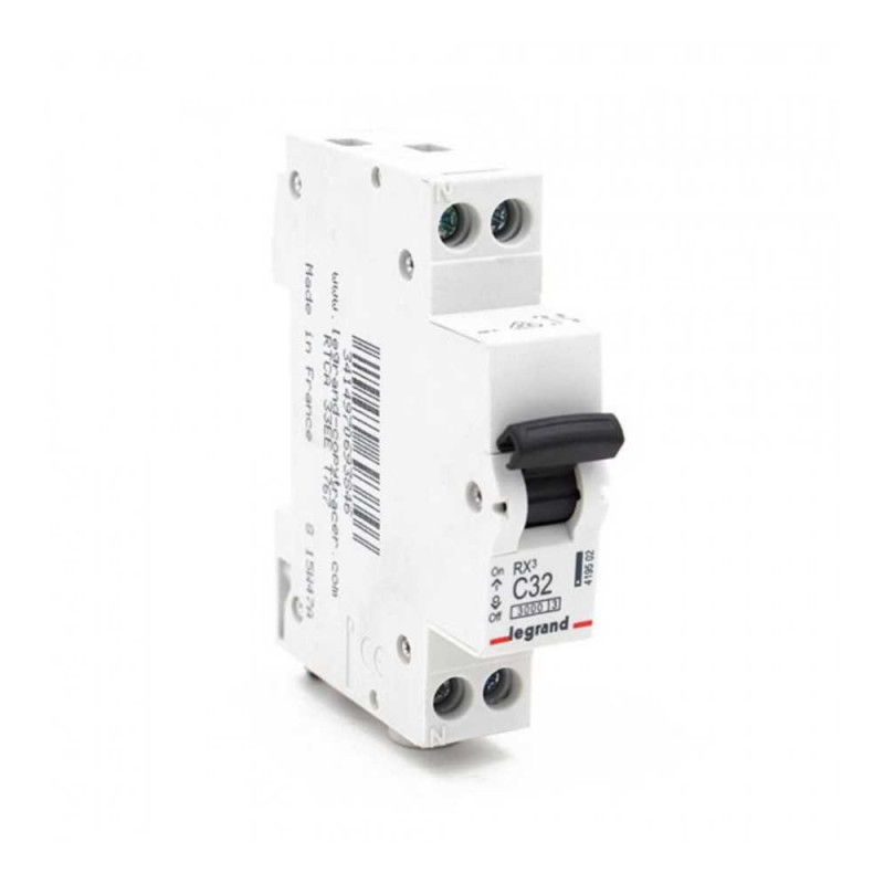  Rx3 disjoncteur unipolaire + neutre 32 a courbe c Legrand LEGRAND - Sanifer Tamatave
