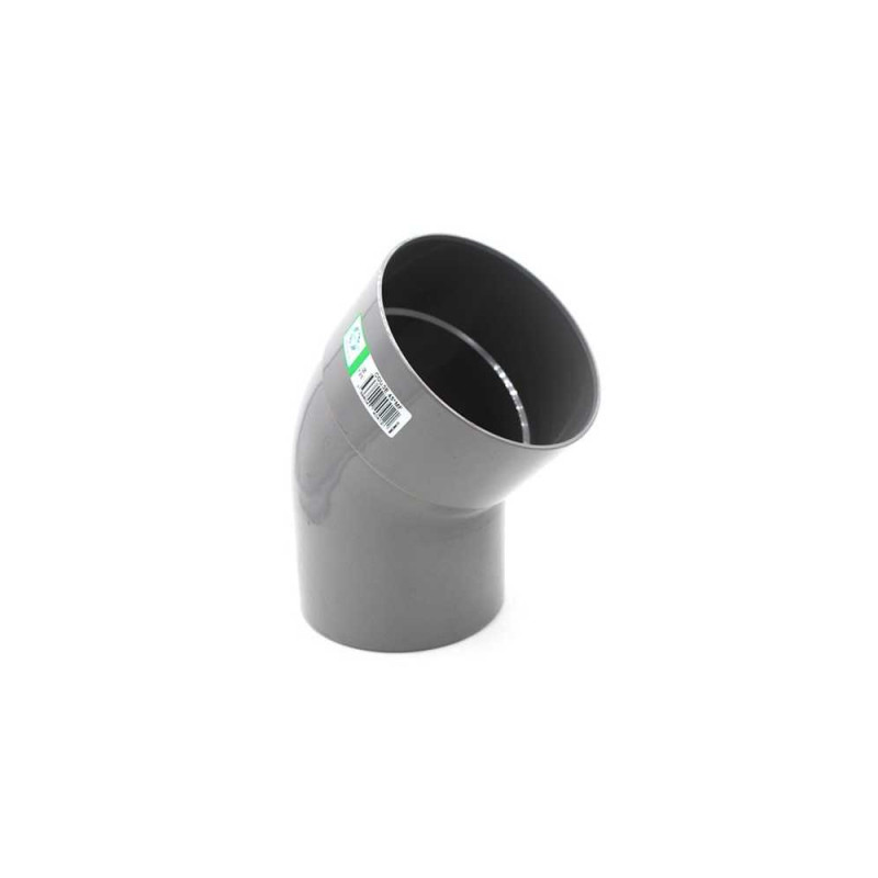  Coude 45° mâle-femelle ø125mm Interplast INTERPLAST - Sanifer Tamatave
