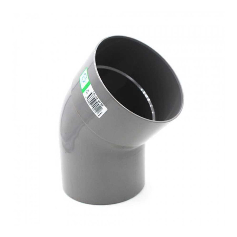  Coude PVC 87° mâle femelle D125 INTERPLAST - Sanifer Tamatave