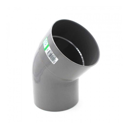  Coude PVC 87° mâle femelle D125 INTERPLAST - Sanifer Tamatave