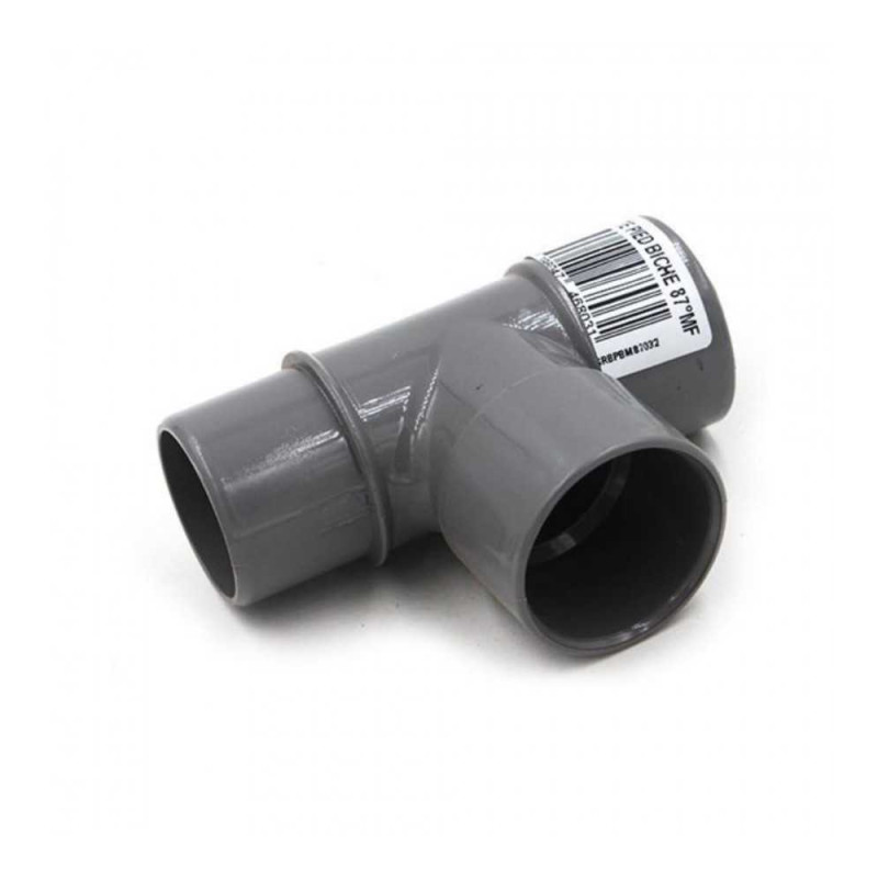  Té 87° mâle femelle diam 32* INTERPLAST - Sanifer Tamatave