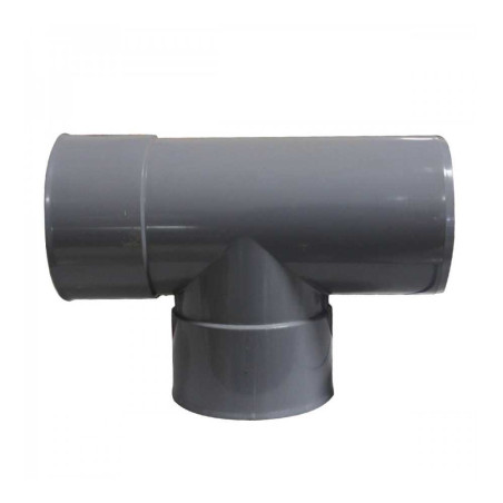  Té en PVC 87° mâle/femelle Ø100mm KN PIPES & FITTINGS - Sanifer Tamatave