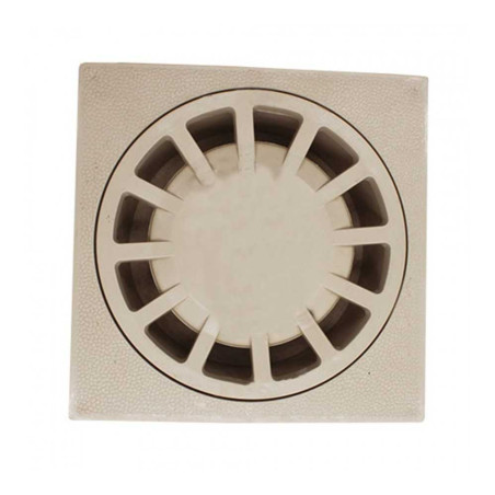  Siphon de sol-cour beige 200x200mm Interplast NO NAME - Sanifer Tamatave