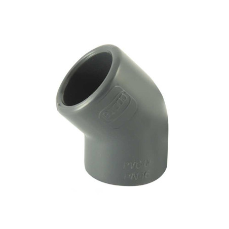  Coude pvc pression à coller 45° femelle-femelle d25 Codital UNIDELTA - Sanifer Tamatave