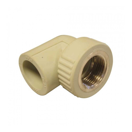 Coude ppr gris filet femelle D20mm-1/2* - Sanifer Tamatave