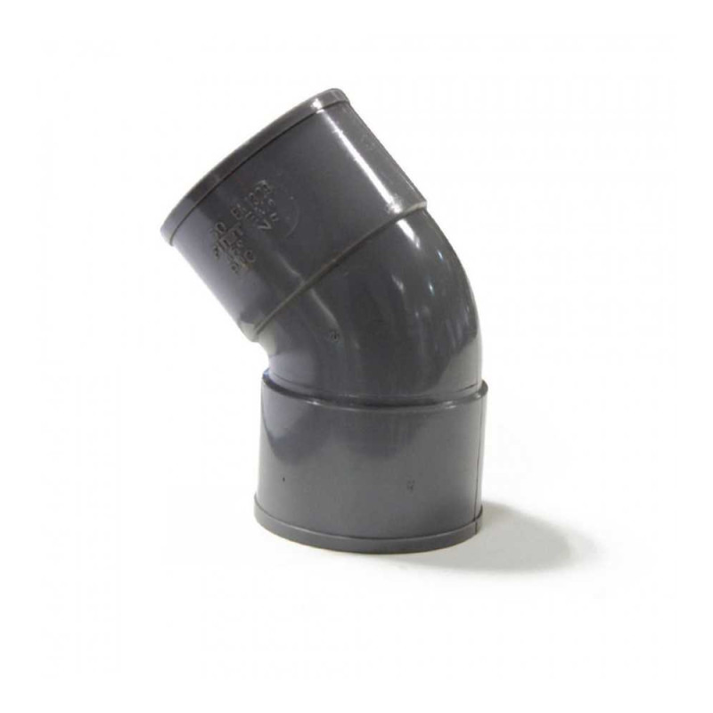  Coude pvc 45° femelle/femelle 50 KN PIPES & FITTINGS - Sanifer Tamatave