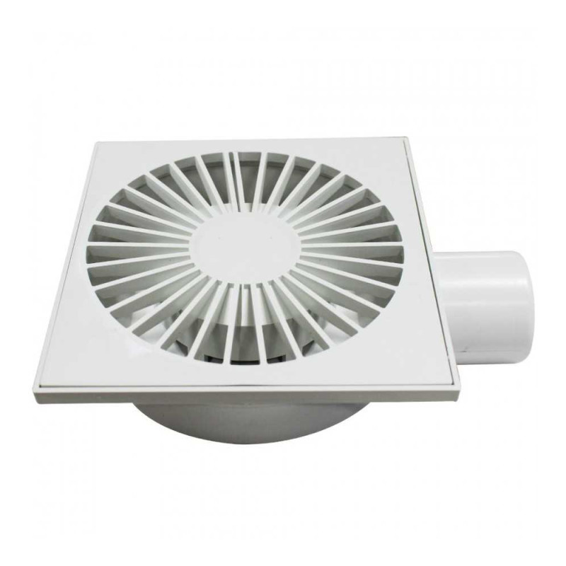 Siphon de sol orientable 150x150mm en ABS  - Sanifer Tamatave