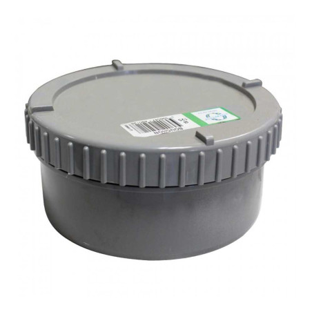  Tampon de visite pvc d125mm Interplast INTERPLAST - Sanifer Tamatave