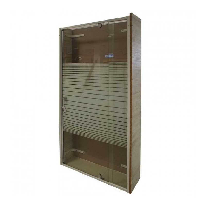  Paroi de douche droite sld-sc001 90x185cm verre 5mm (1 elt) Sunland SUNLAND - Sanifer Tamatave