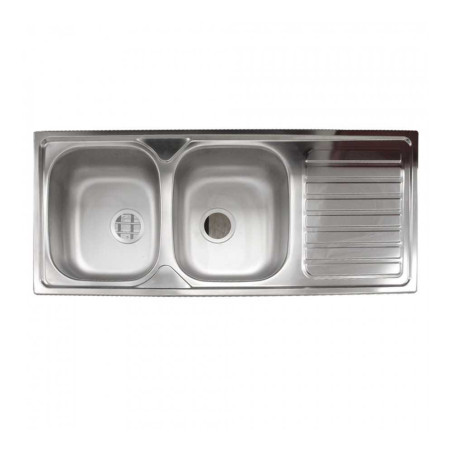  Evier 2 bacs Okio Line 116 Flat evier 116x50 bonde panier bouteille !! RODI - Sanifer Tamatave