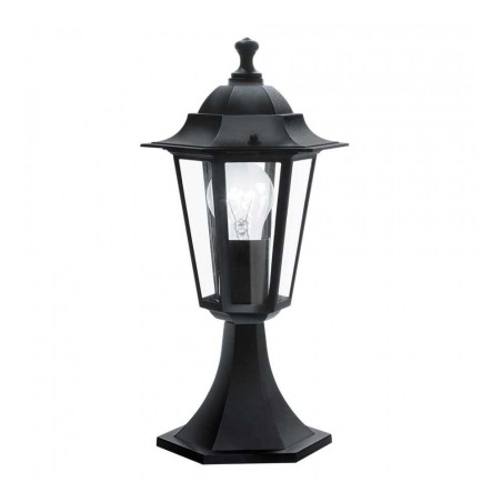  Potelet lumineux noir Lanterne 4 E27 IP44 385 mm IP44 EGLO - Sanifer Tamatave