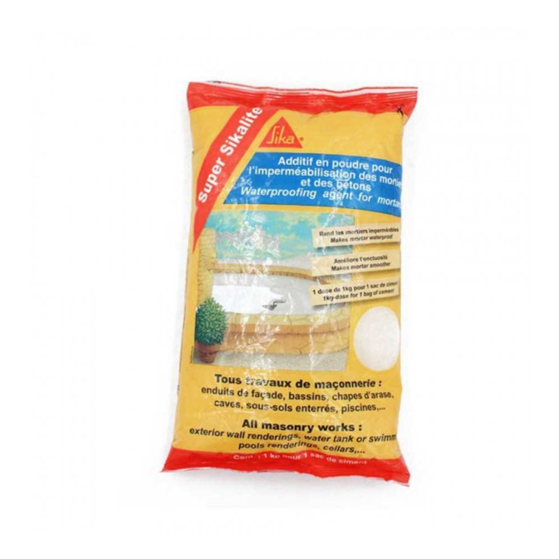 Sikalite hydrofuge en poudre - paquet de 1kg Sika france SIKA - Sanifer Tamatave