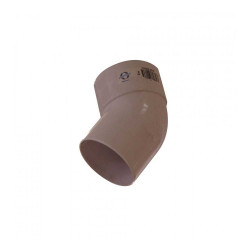  Coude 45° d80mm blanc Interplast NO NAME - Sanifer Tamatave