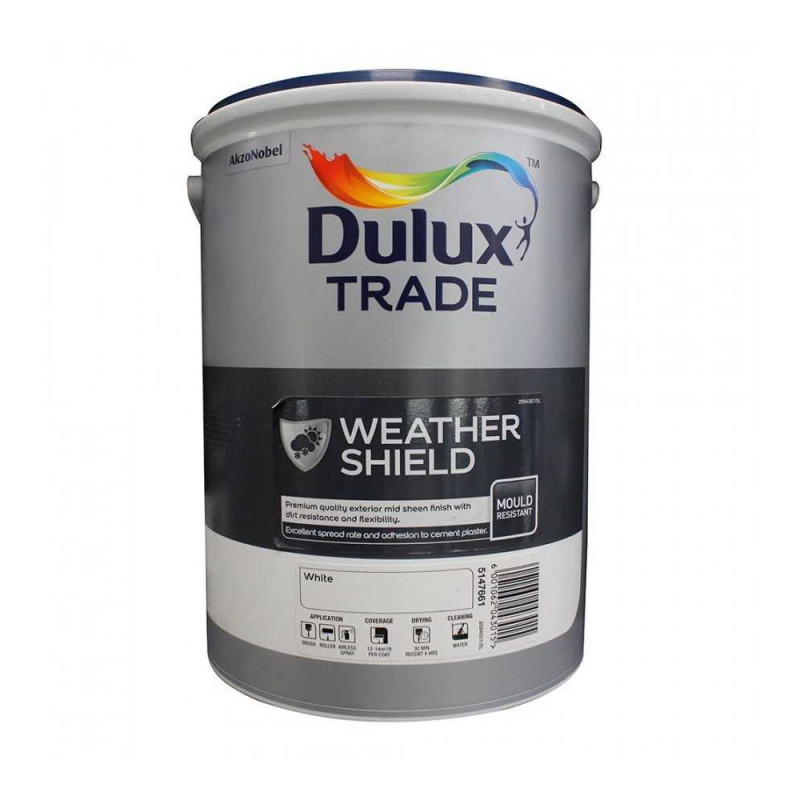  Weathershield extérieur blanc 5l tbl Dulux DULUX - Sanifer Tamatave