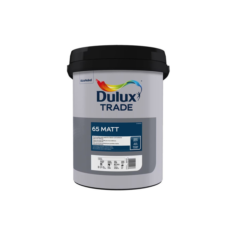  Peinture à l'eau matt 65 blanc 20l Dulux DULUX - Sanifer Tamatave