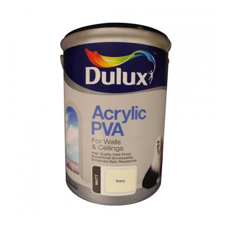  Pva acrylique ivory 5l Dulux DULUX - Sanifer Tamatave