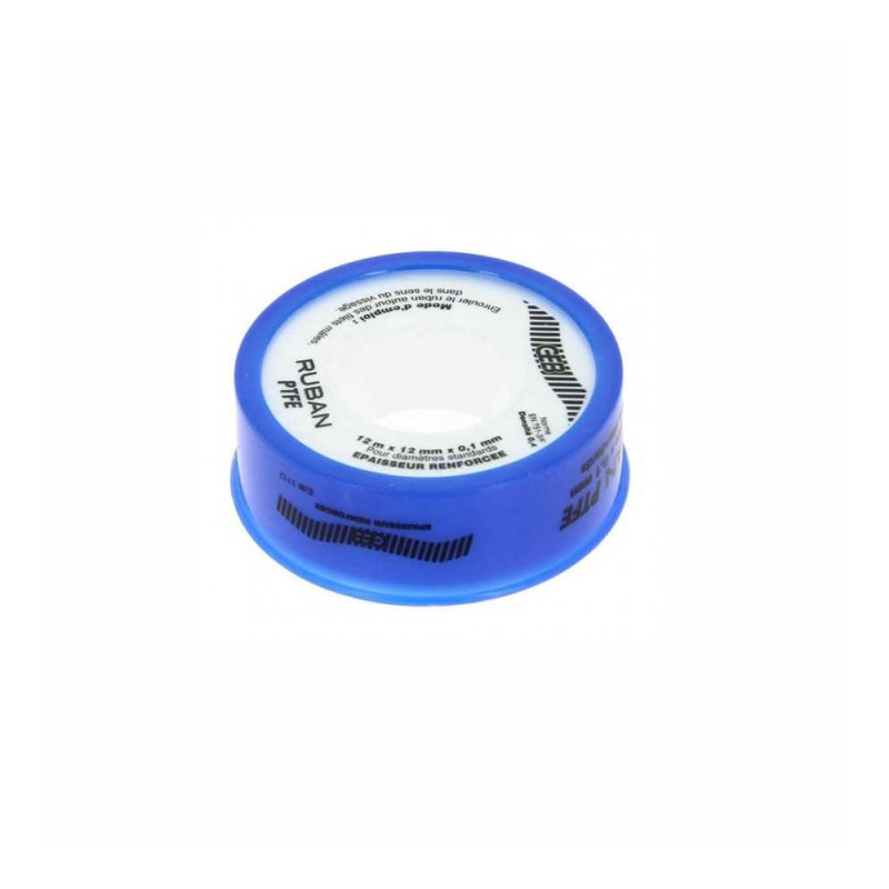  Ruban standard téflon Olifan 12 mm x 12 m PTFE GEB - Sanifer Tamatave