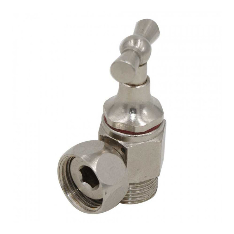  Robinet d'arret equerre 3/8 laiton R21* Tblanc !! TBL WIRQUIN - Sanifer Tamatave