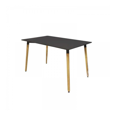  Table scandinave rectangulaire noire 120x80x74  - Sanifer Tamatave