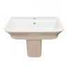  Lavabo à semi-colonne Gap 600x470x170 mm ROCA - Sanifer Tamatave
