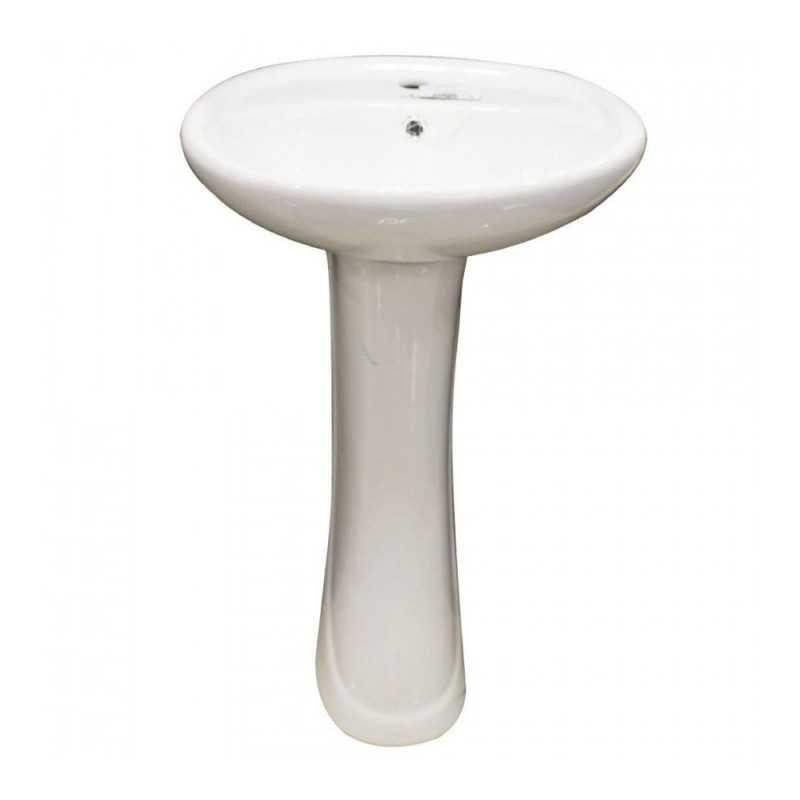 Lavabo à colonne TANGSHAN 500x410 mm* NO NAME - Sanifer Tamatave