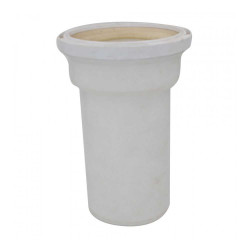  Sortie de cuvette Wc droite d100mm blanc * WIRQUIN - Sanifer Tamatave