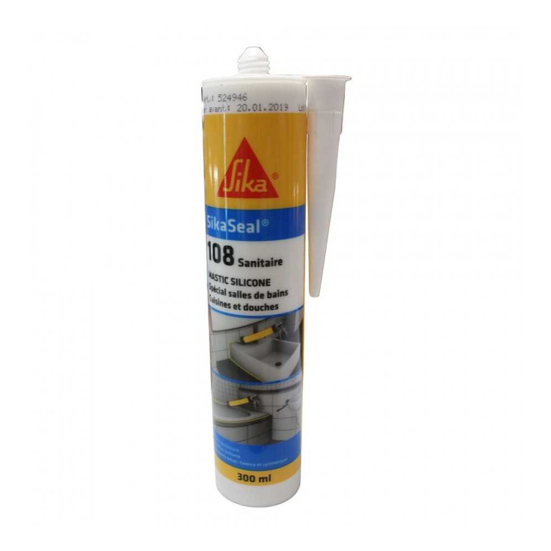  Sanisil blanc 300 ml ft Sika france SIKA - Sanifer Tamatave