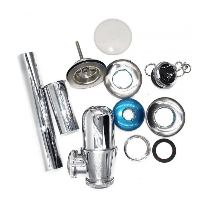  Siphon lavabo avec bonde en laiton WIRQUIN - Sanifer Tamatave