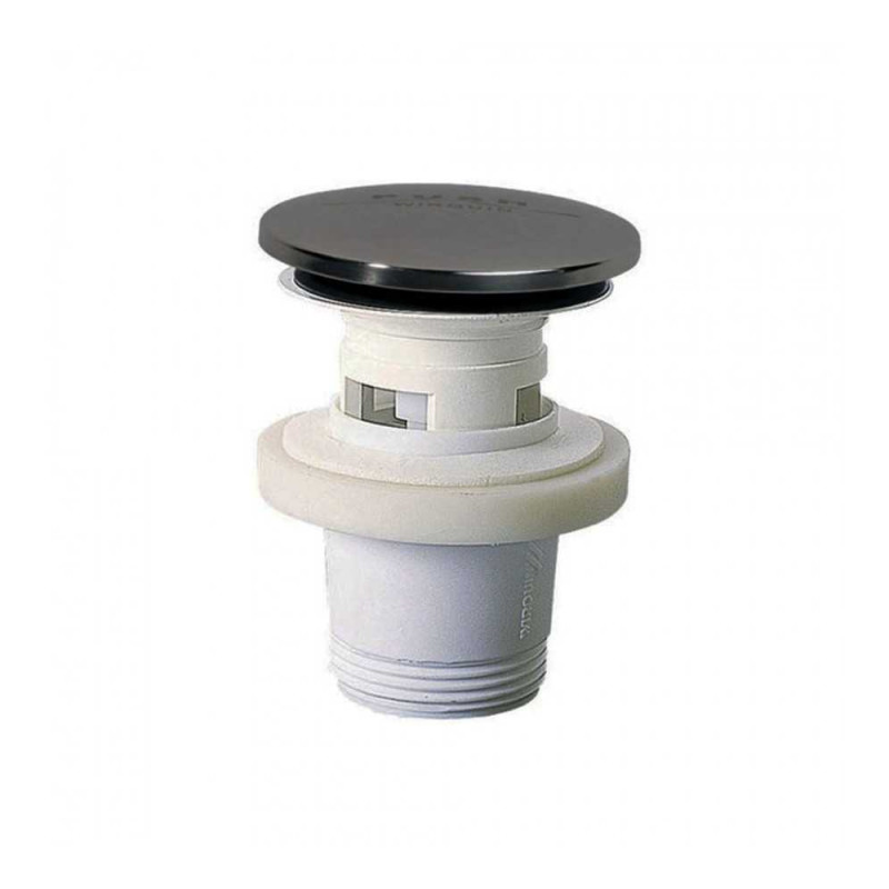  Bonde lavabo Quick Clac chrome sans siphon WIRQUIN - Sanifer Tamatave