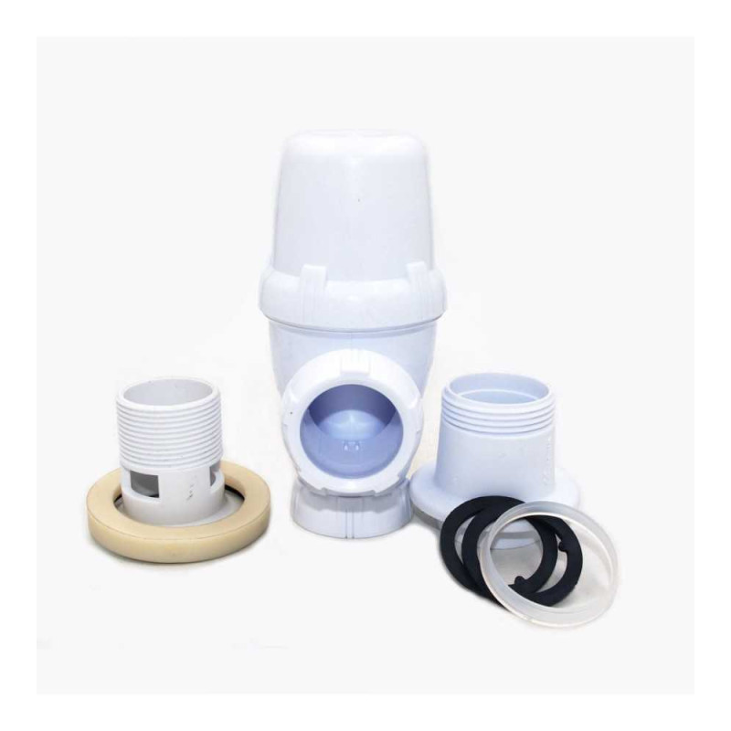  Bonde de lavabo Quick-clac chrome avec siphon WIRQUIN - Sanifer Tamatave