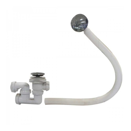  Vidage baignoire quick clac+siphon chrome ref:sp760299* WIRQUIN - Sanifer Tamatave