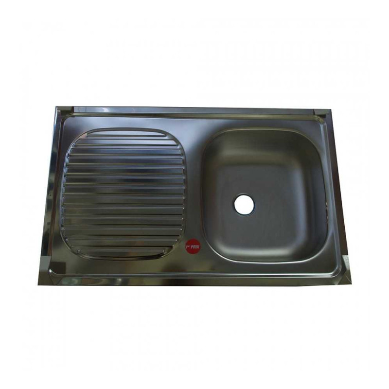 Evier à poser 1B 80X50 mat siphon+bonde RODI - Sanifer Tamatave