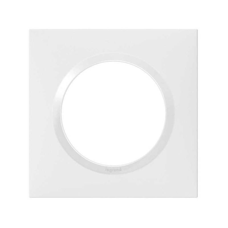  Plaque carrée dooxie 1 poste finition blanc Legrand LEGRAND - Sanifer Tamatave