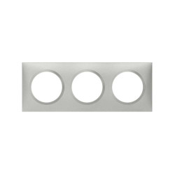  Plaque 3 postes aluminium dooxie Legrand LEGRAND - Sanifer Tamatave