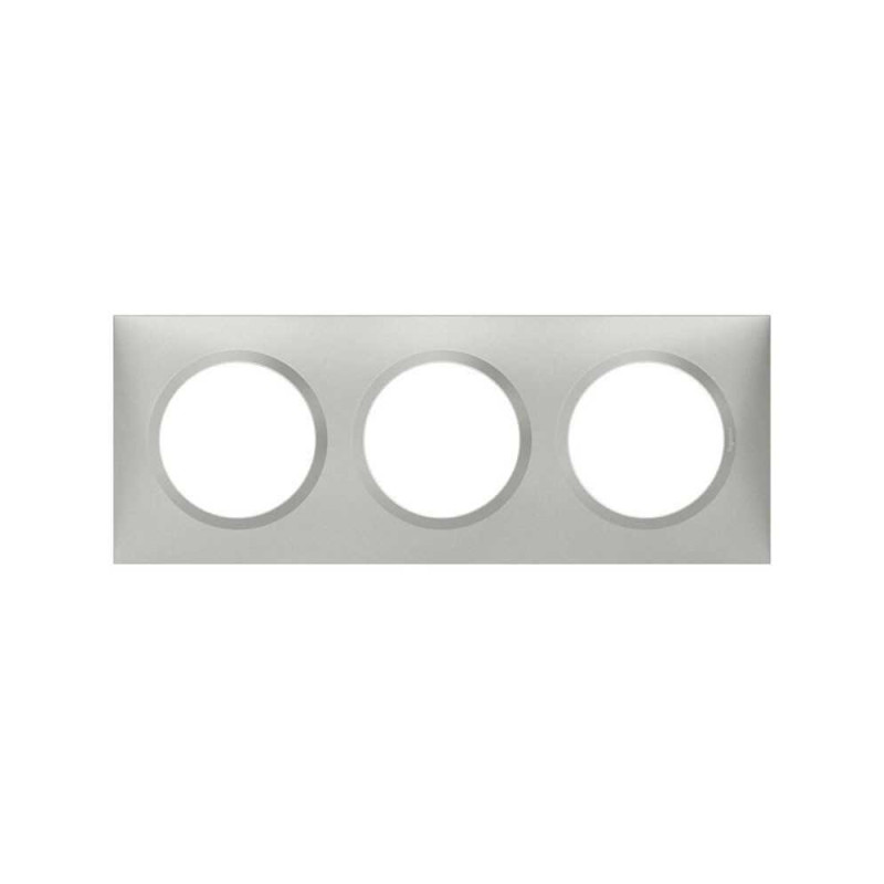  Plaque 3 postes aluminium dooxie Legrand LEGRAND - Sanifer Tamatave
