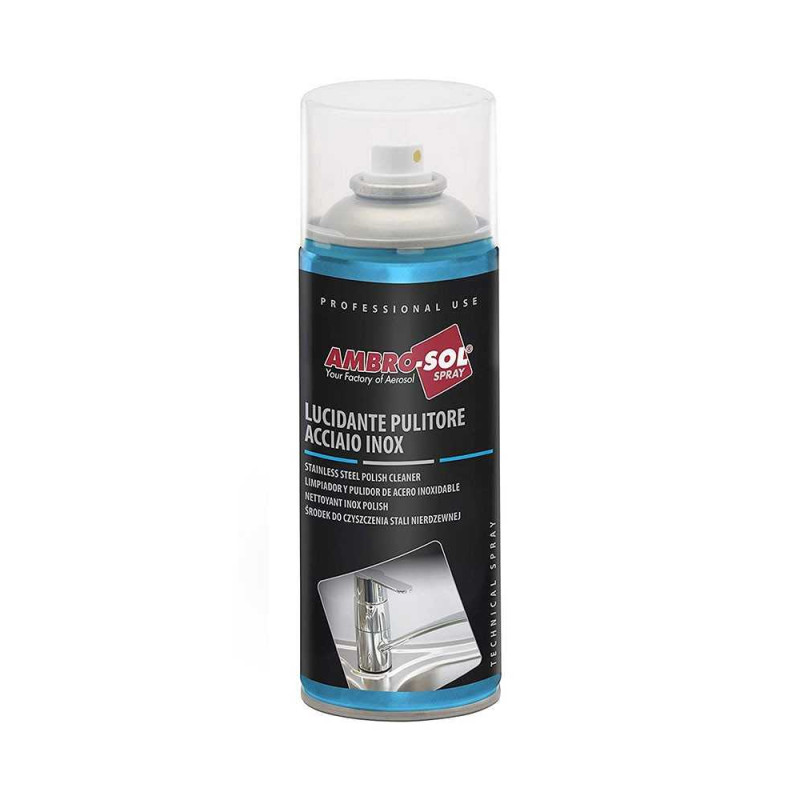  Nettoyant polish inox aérosol de 400ml AMBRO-SOL - Sanifer Tamatave