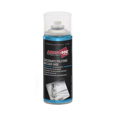  Nettoyant polish inox aérosol de 400ml AMBRO-SOL - Sanifer Tamatave