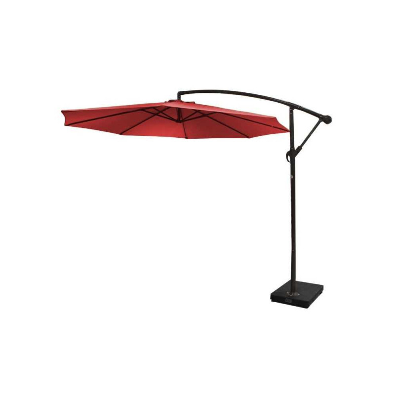  Parasol déporté rouge 3mx3m NO NAME - Sanifer Tamatave