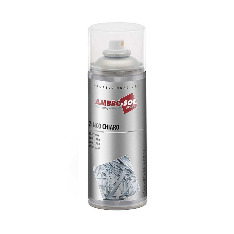  Galvanisant gris clair avec effet semi-brillant en aérosol de 400ml AMBRO-SOL - Sanifer Tamatave