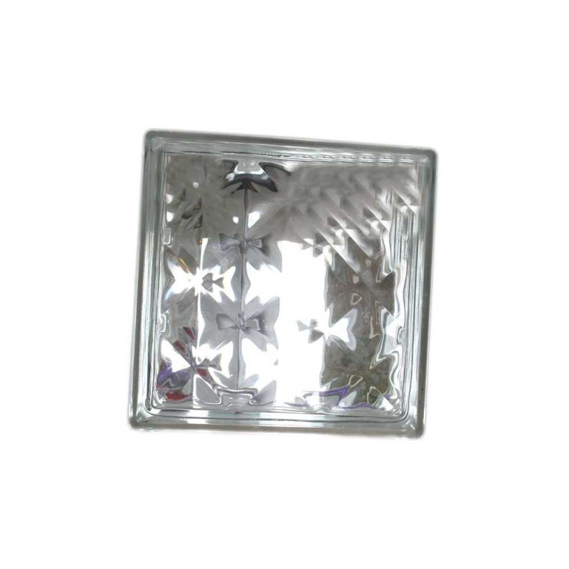  Brique de verre 190x190x80mm jewel patter (1c:6 pièces) NO NAME - Sanifer Tamatave