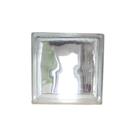 Brique de verre 190x190x80mm cloudy pattern NO NAME - Sanifer Tamatave