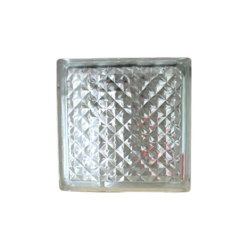  Brique de verre 190x190x80mm lattice NO NAME - Sanifer Tamatave